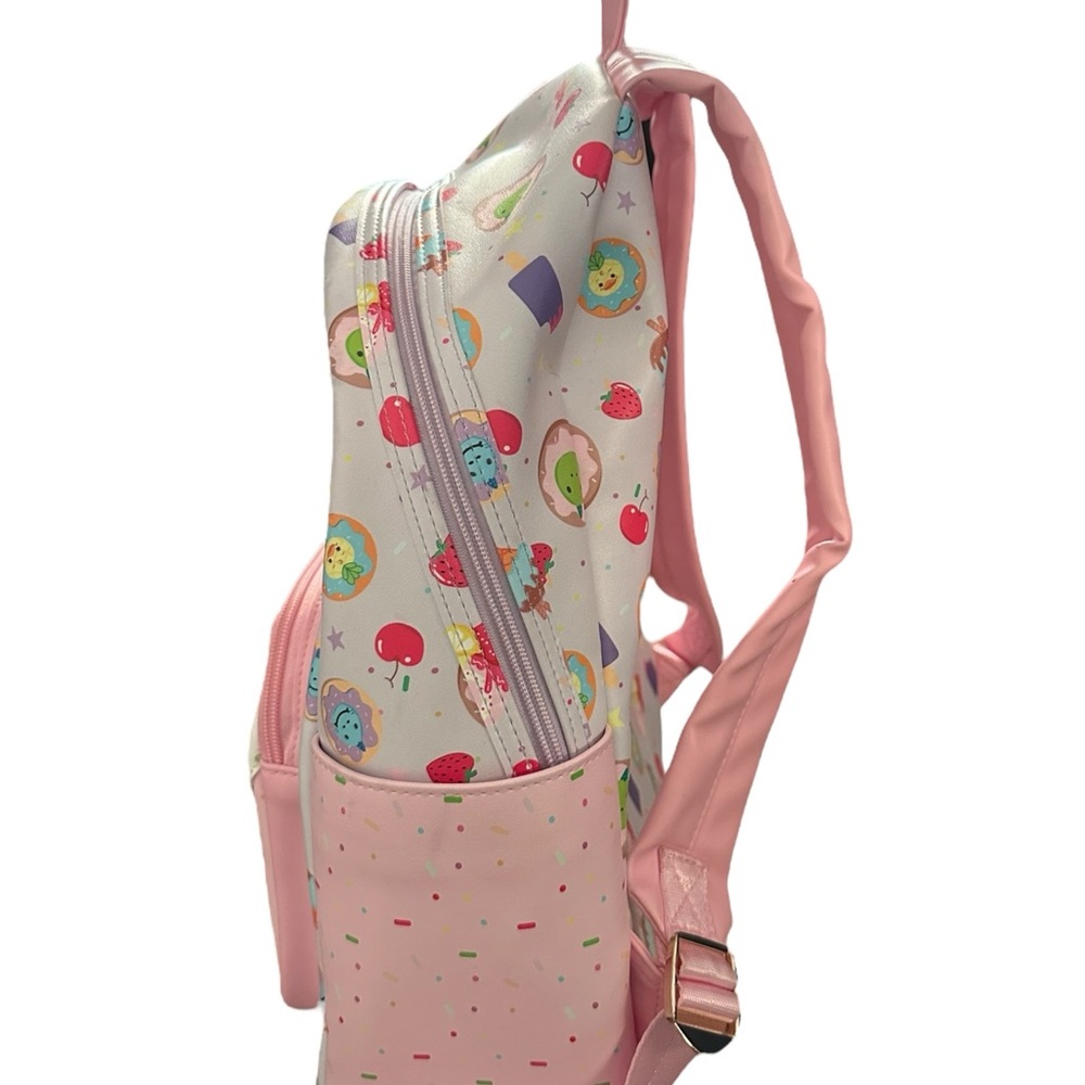 ME Makeover Essentials Cream and Pink Kids ice‎ Cream Donuts Sprinkles Backpack - Picture 11 of 12